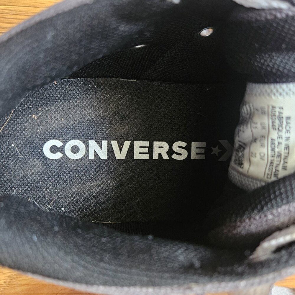 Dark Grey Converse - Picture 2 of 4